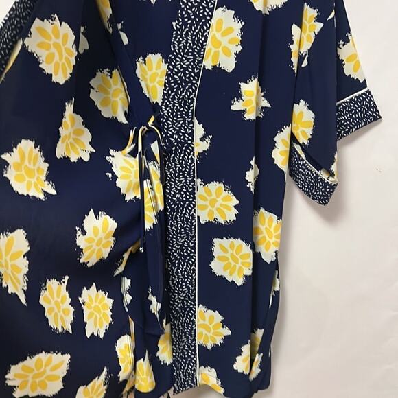 JOSIE BY NATORI FLORAL‎ ROBE LINGERIE SIZE S - Picture 5 of 6